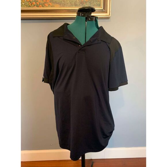Bonobos Slim Fit Black and Blue Golf Polo, size L - Picture 1 of 4